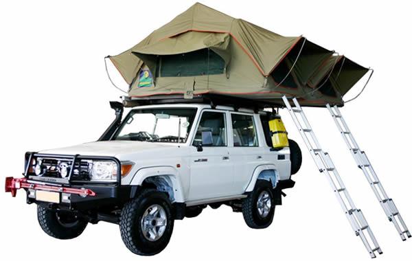 Camping with a Land Cruiser (Double Tents)