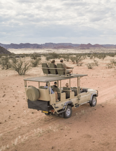 A classic self-drive Namibia itinerary typically starts in Windhoek, where most 4×4 car hire companies are based. From there, travellers head northwest to Damaraland and Twyfelfontein,